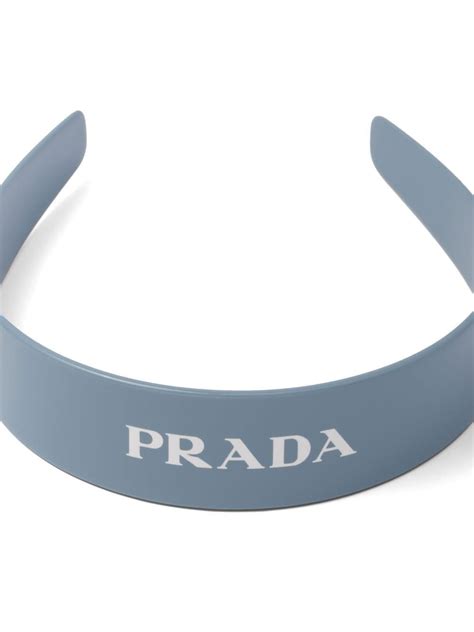 white prada headband|farfetch prada headband.